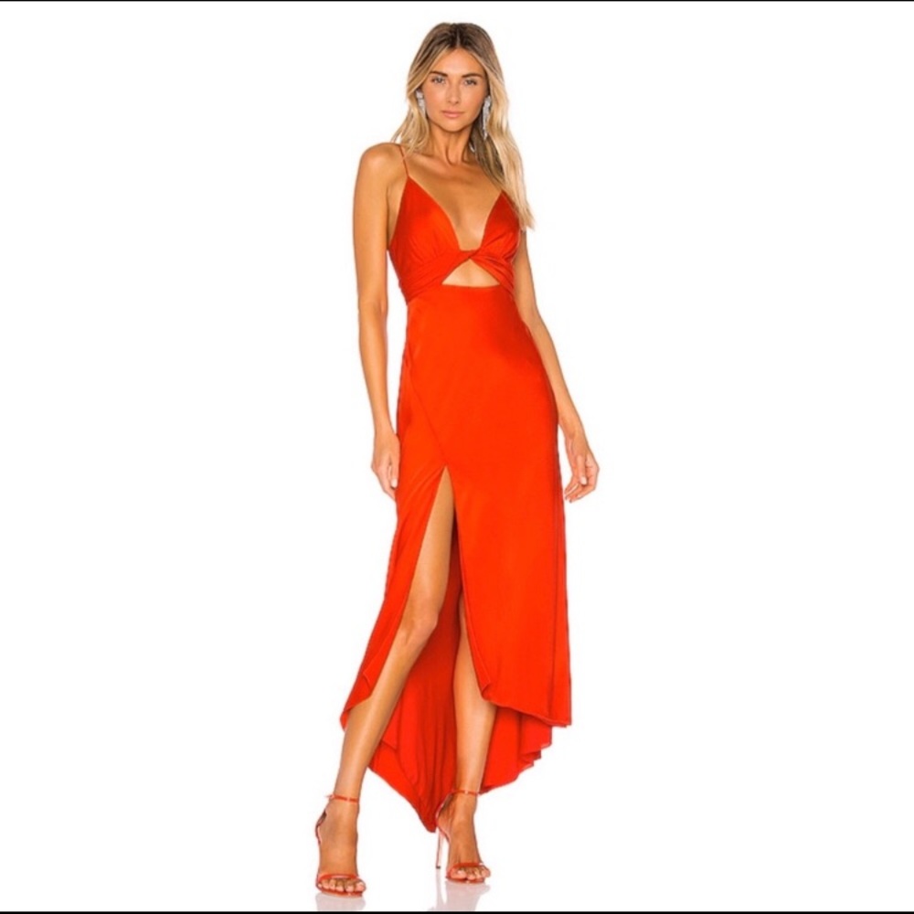 NWOT Ronny Kobo Rosalie Dress in Red, Size Small